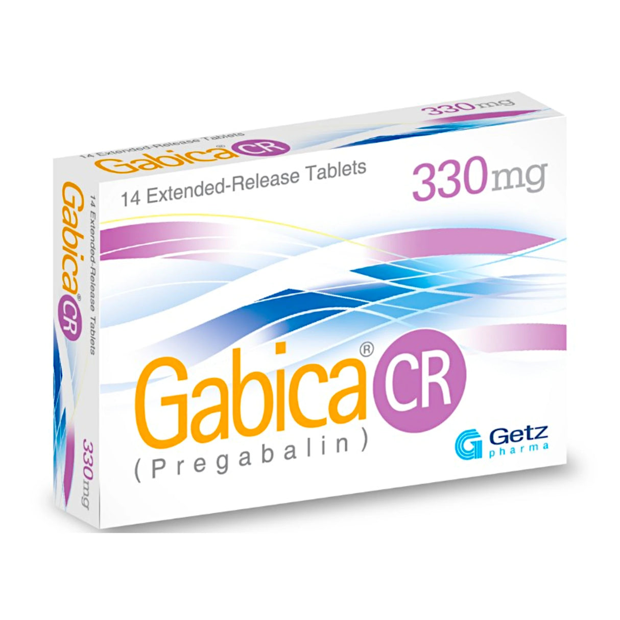 tablets gabica cr 330mg 14s
