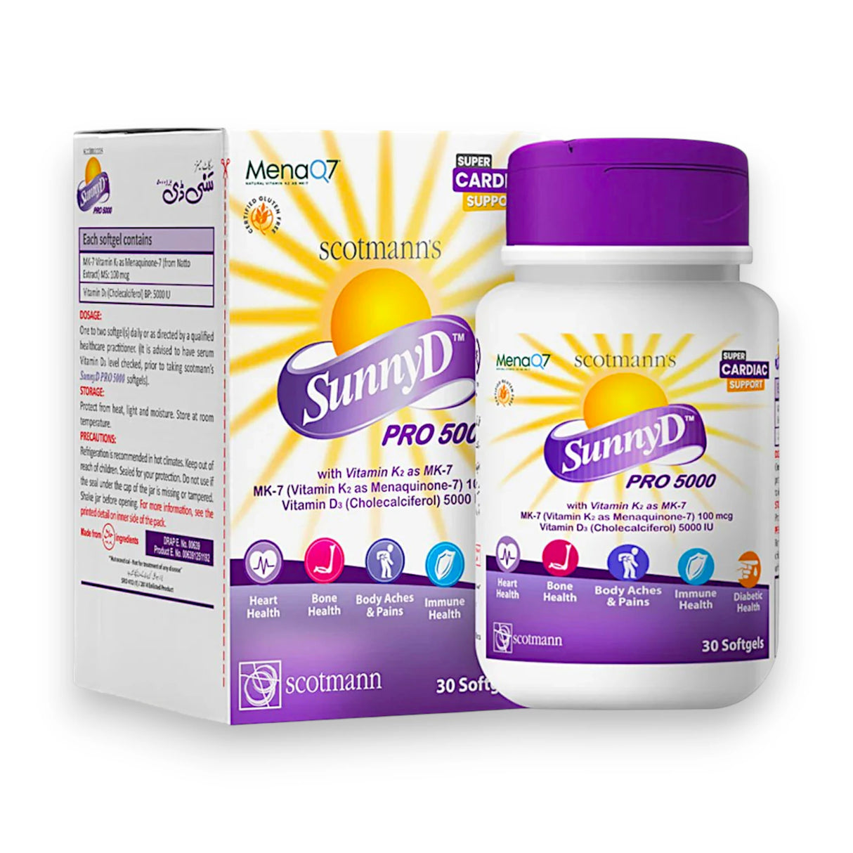 cap sunny d pro 5000 30p 1s bottle