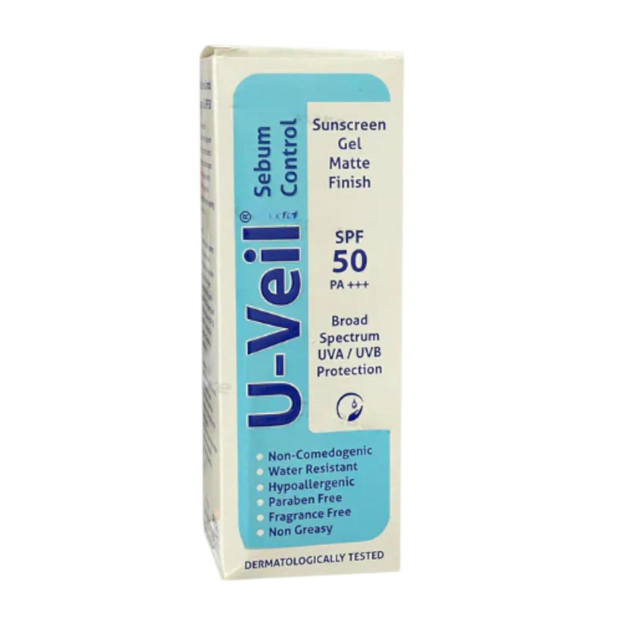 u-veil sunscreen sebum control gel spf 50 40g