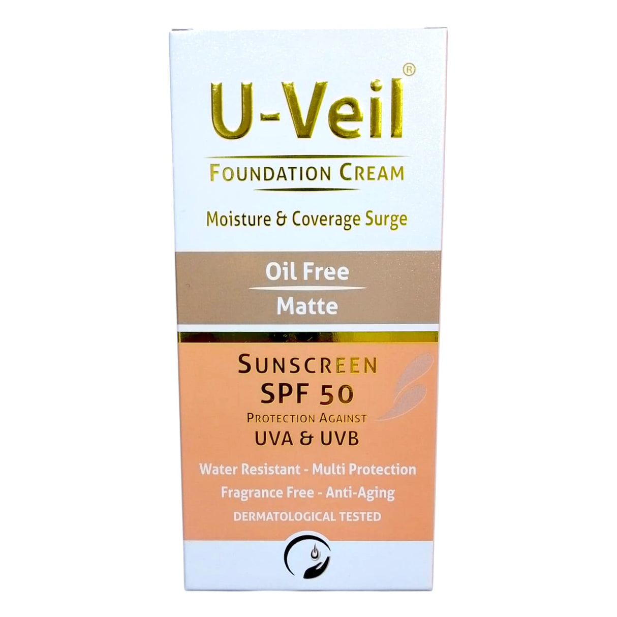 u-veil sunscreen foundation spf 50 50g