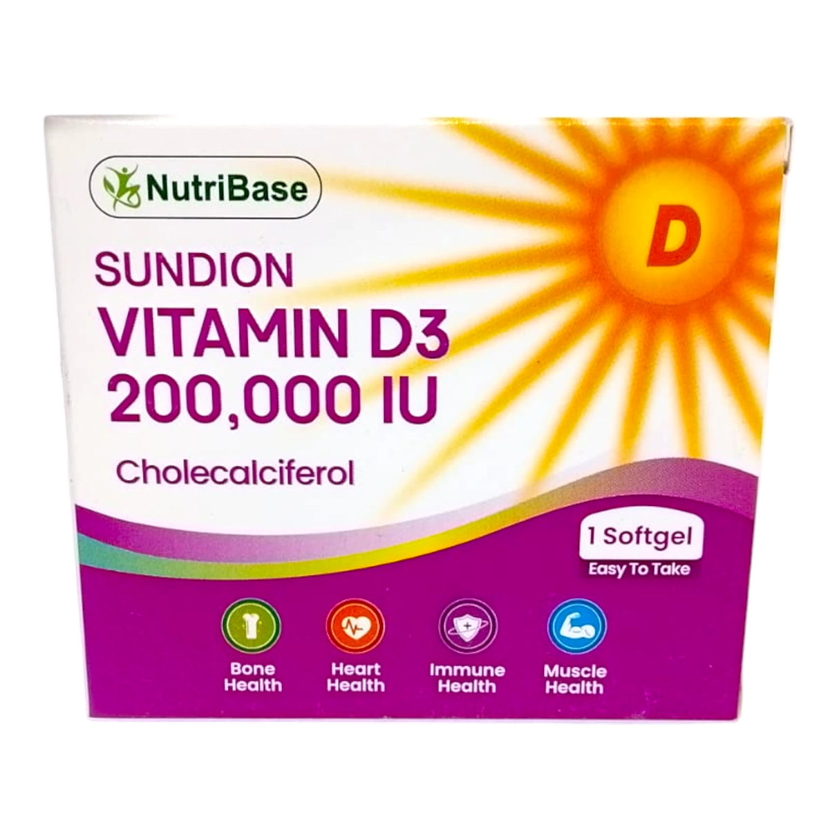 nutrifactor sundion cap vitamin d3 200000 iu 1s