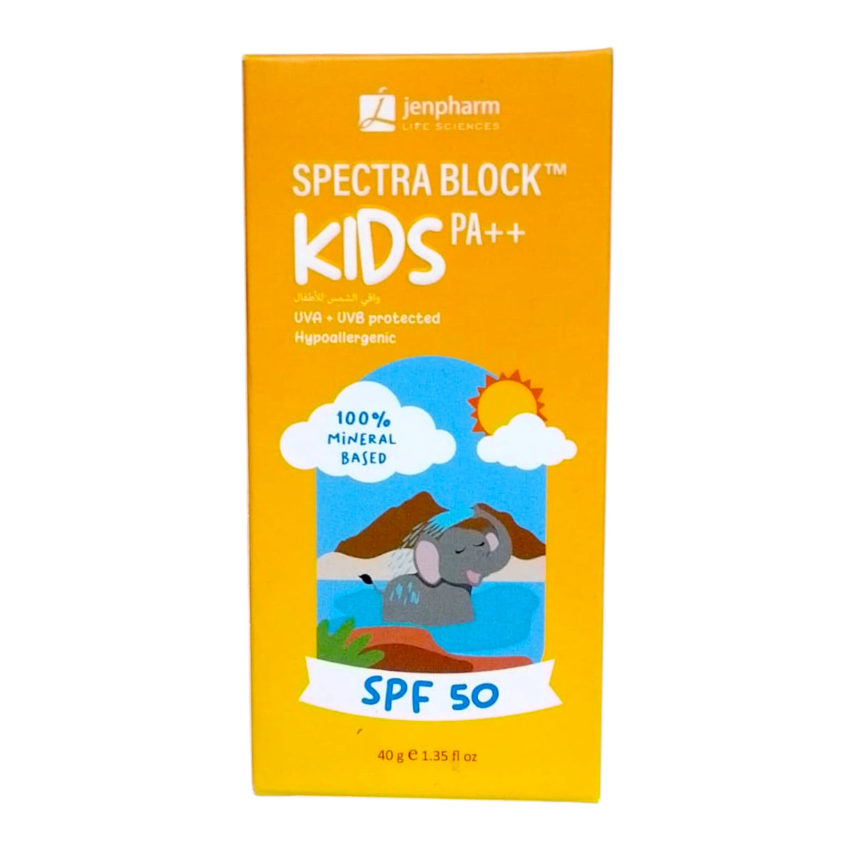 jenpharm spectra block kids spf50 40g