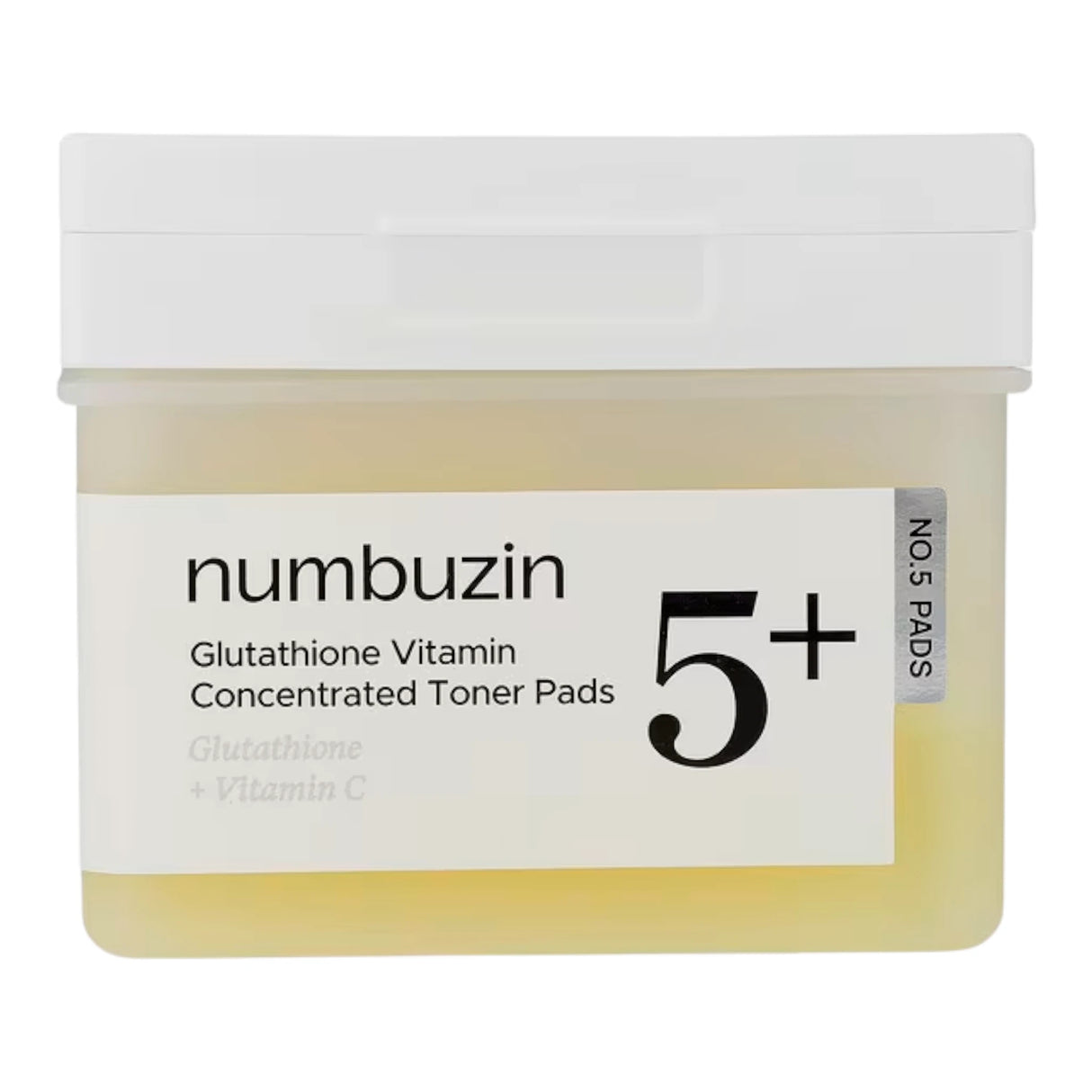 numbuzin glutathione toner pads 5+ 180ml