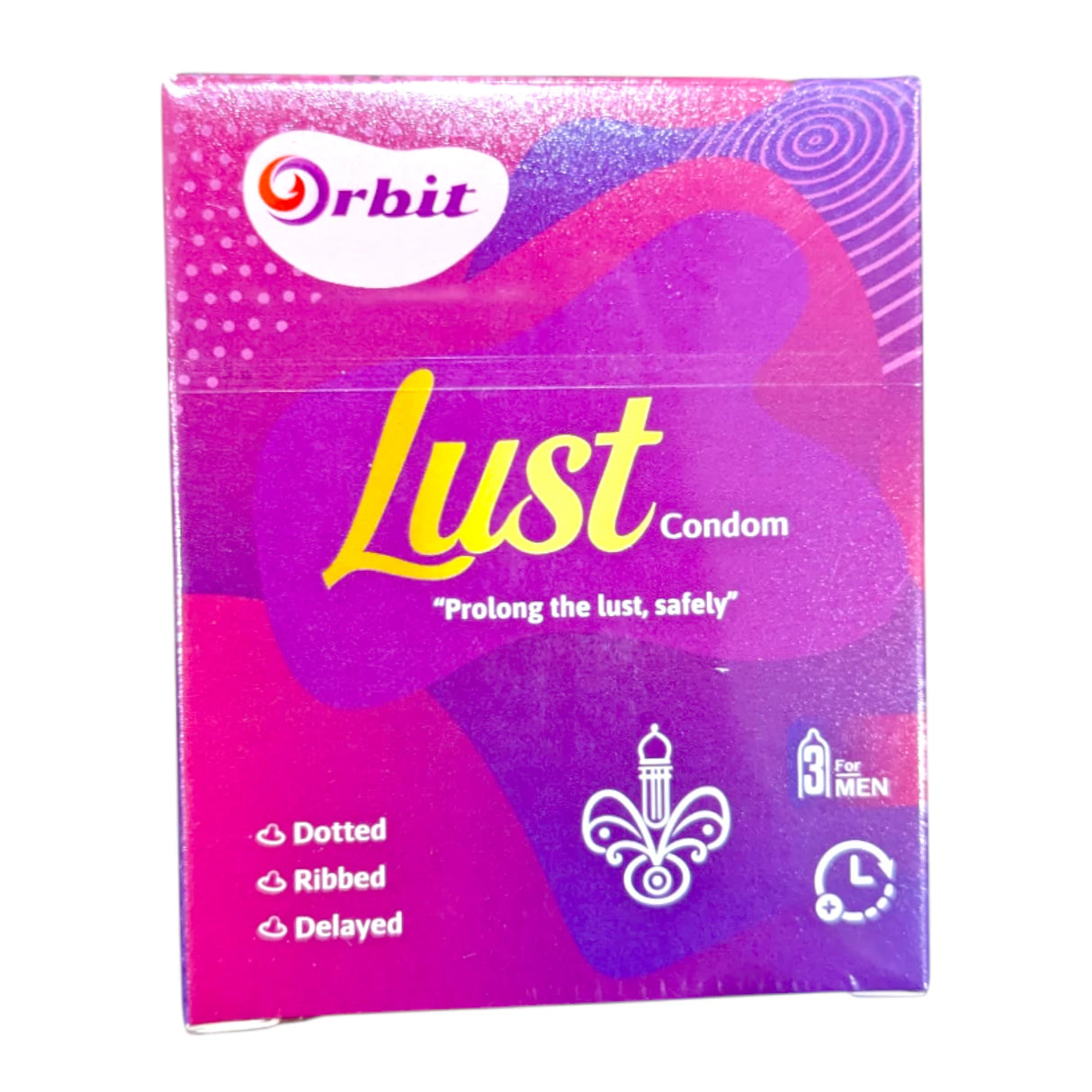 orbit lust condom 3p 1s