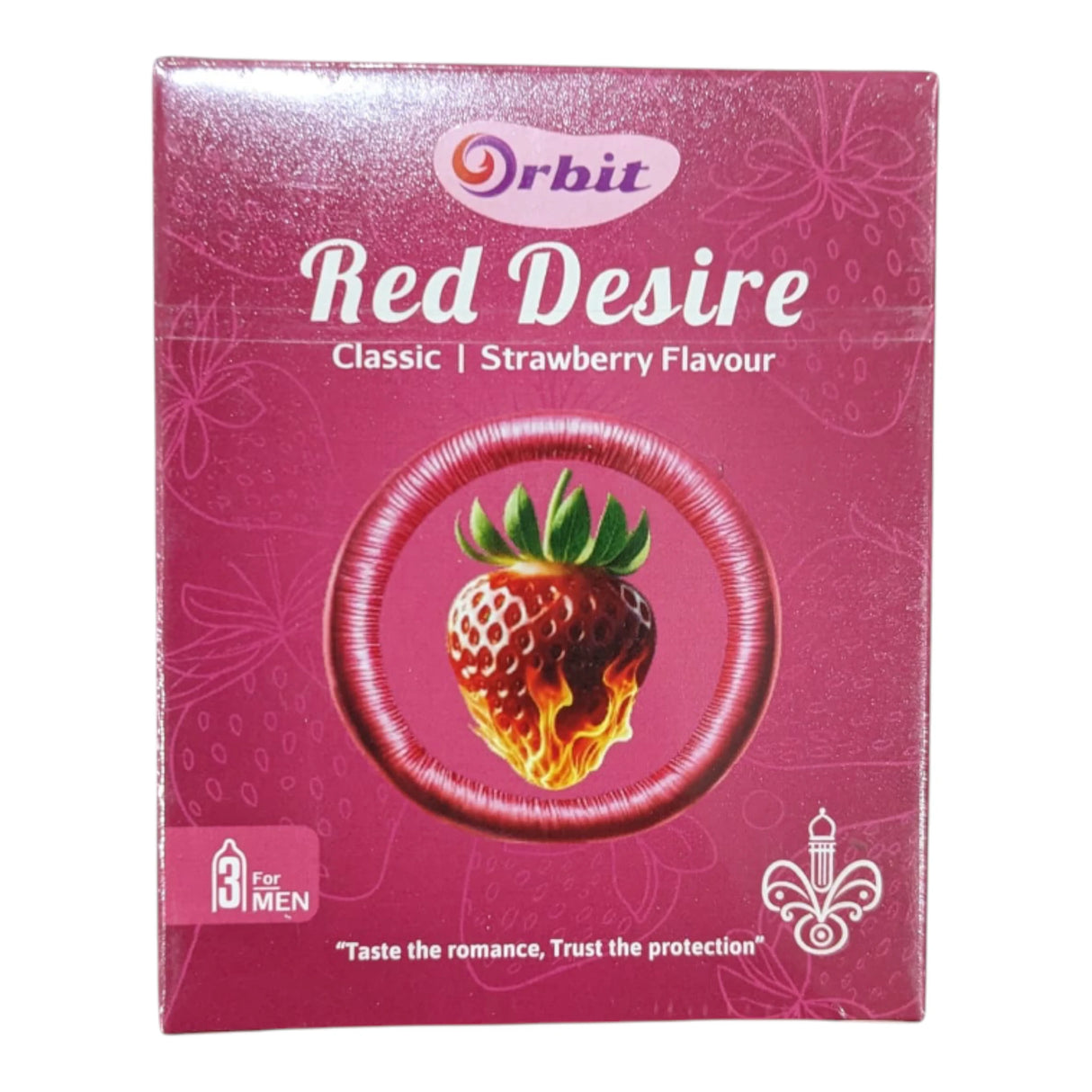 orbit red desire condom 3p 1s