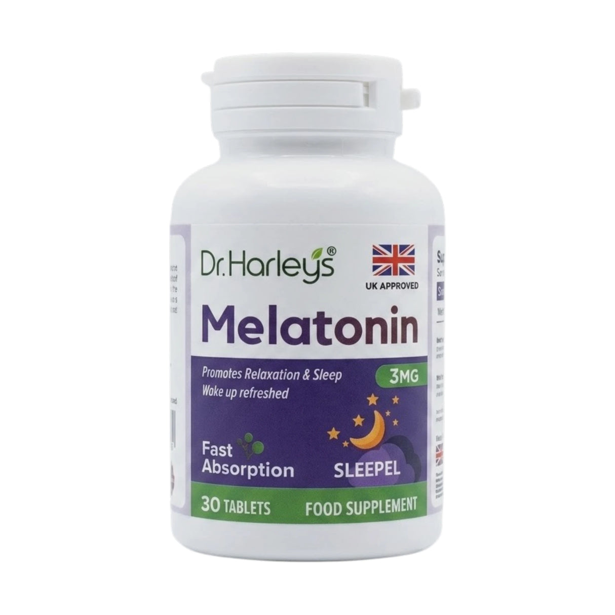 dr harleys tab melatonin 3mg 30s