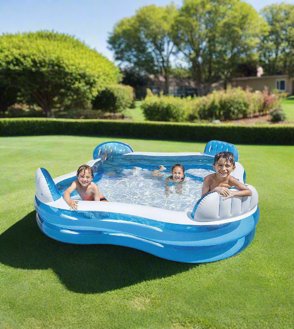 intex swimming pool inflatable 90''x90''x26'' 56475