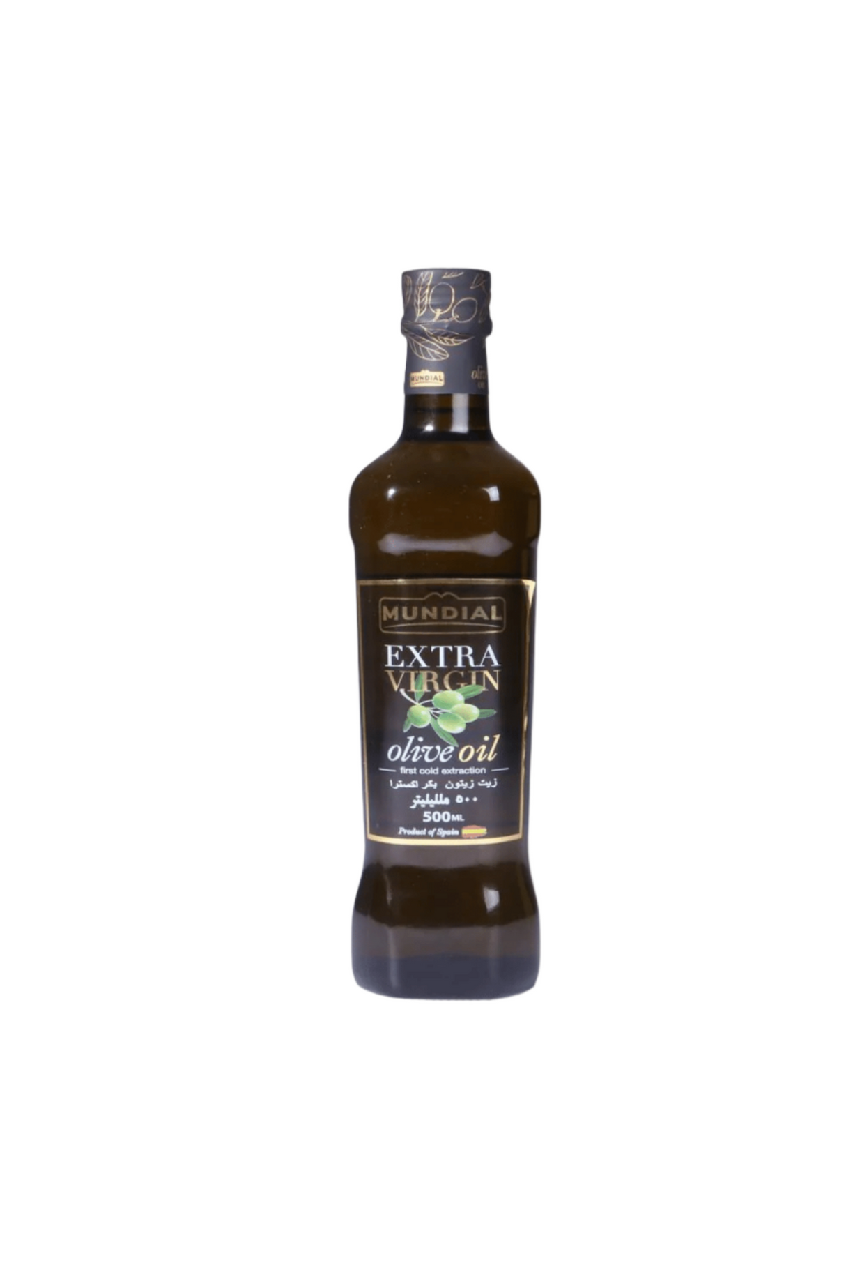 mundial olive oil extra virgin 500ml bottle