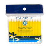 plastic cotton bud 100pc pack