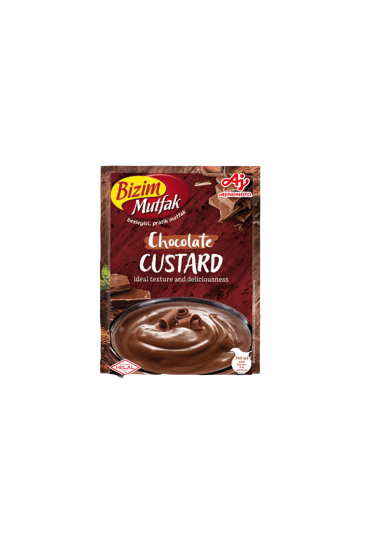 bizim mutfak custard chocolate 115g