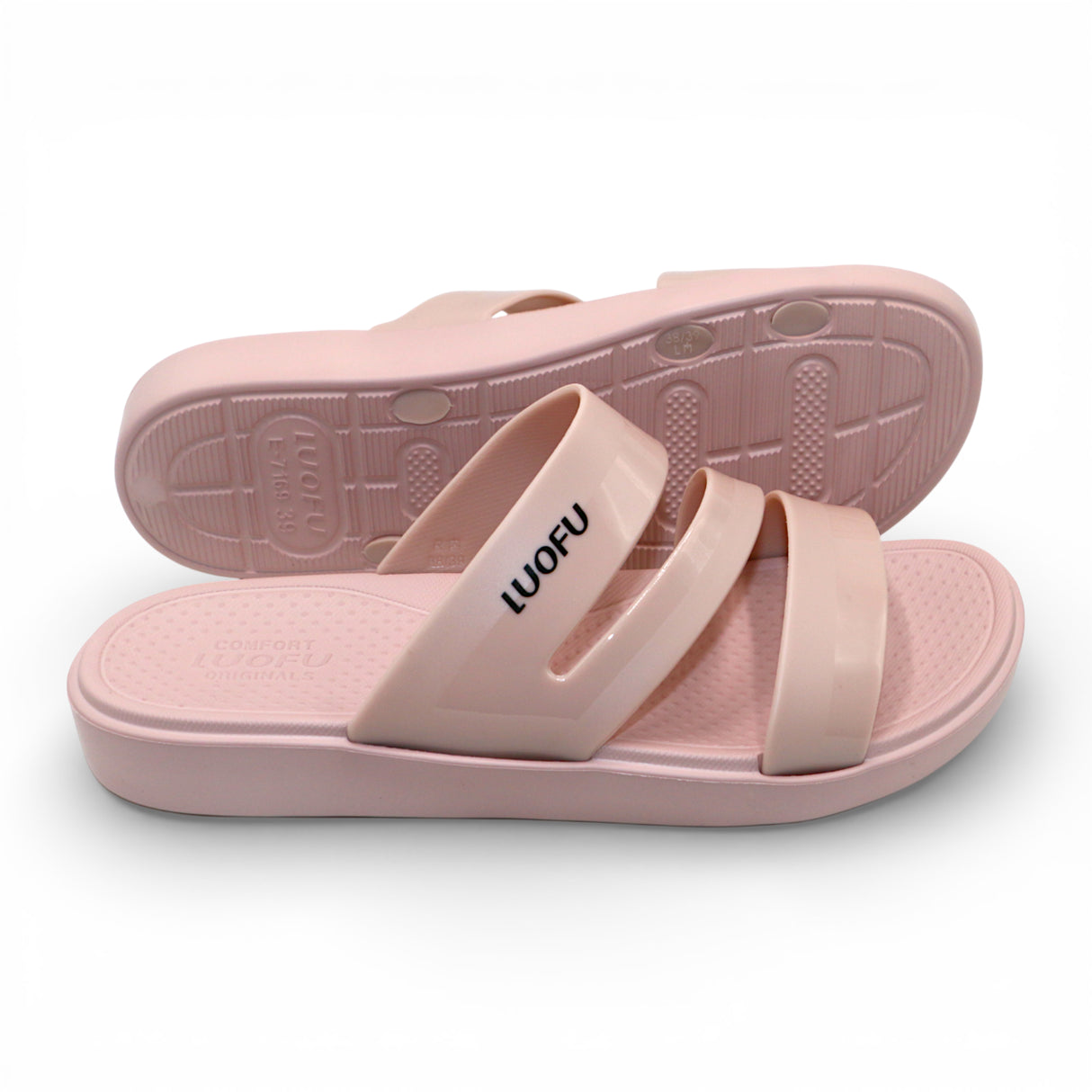 ladies slipper 36-41 pink china e7169-e01