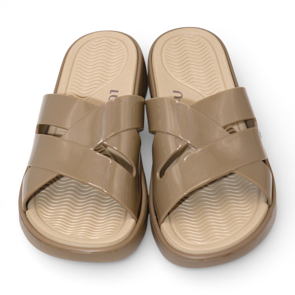 ladies slipper 36-41 brown china e7223-e01