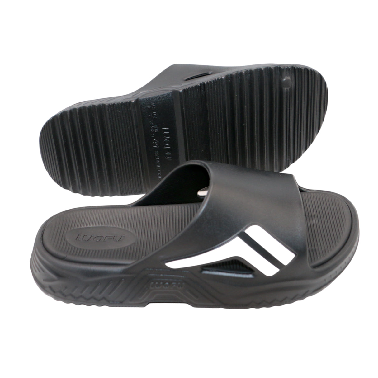 gents slipper 40-45 black china e6244-e01