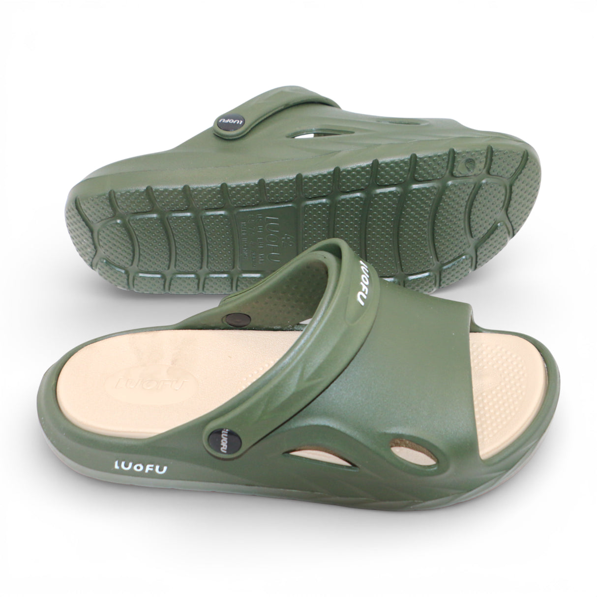 gents slipper 40-45 green china e6245-e01
