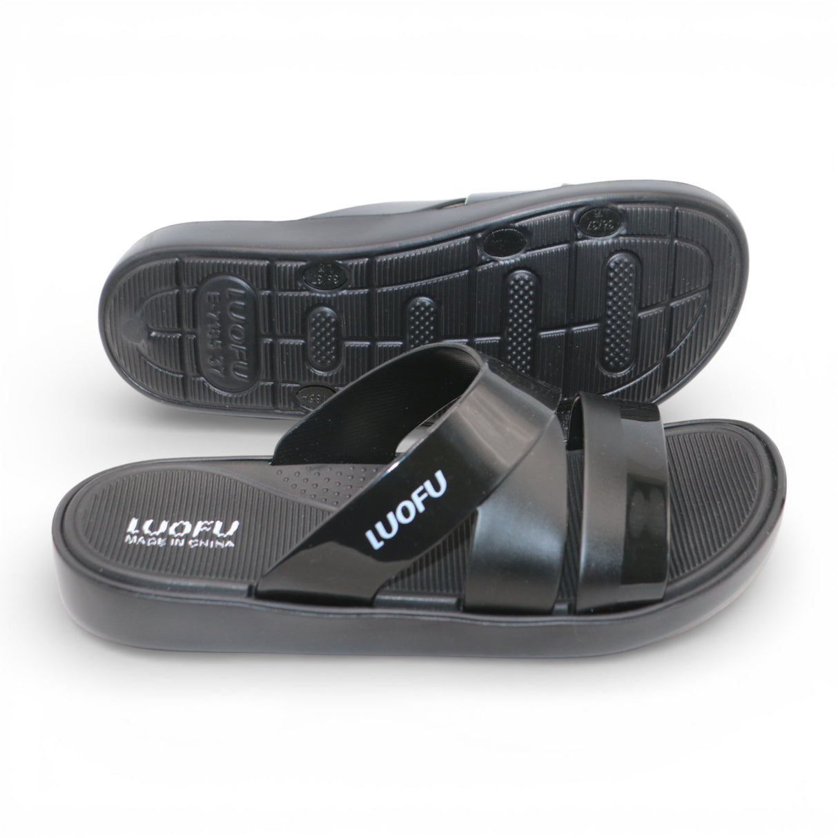 ladies slipper 36-41 black china e7185