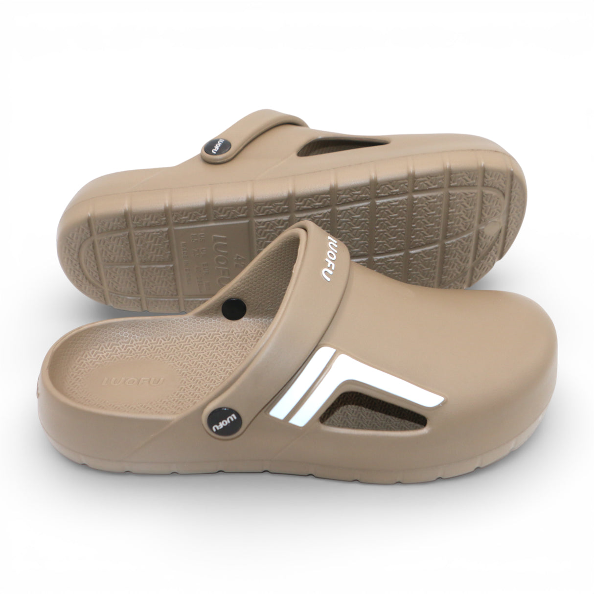 gents crocs 40-45 brown china e6247-01