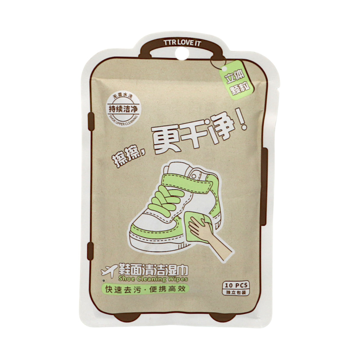 ttr shoes cleaning wipes 10pc china 4816