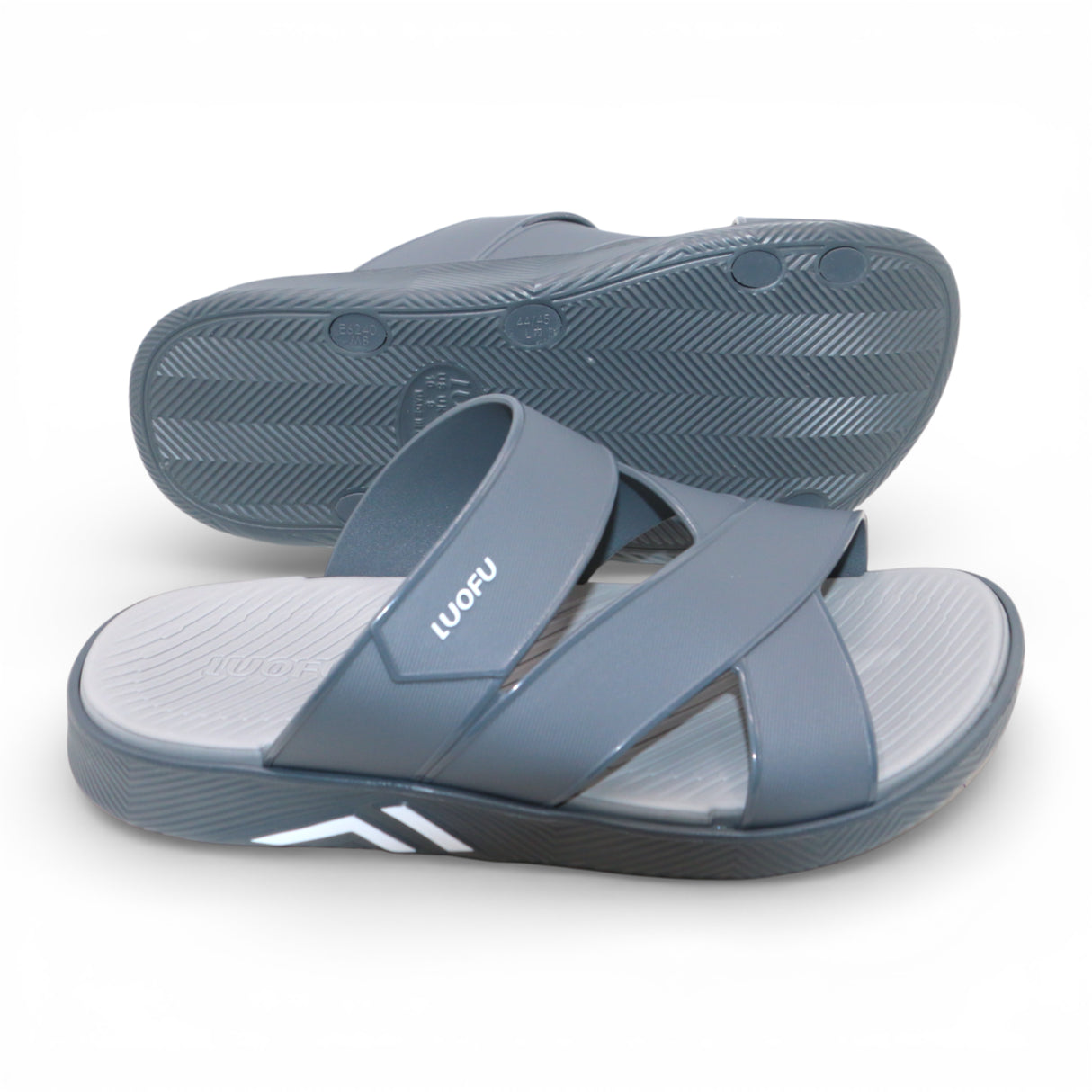 gents slipper 40-45 gray china e6240b-e01
