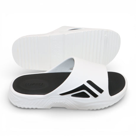 ladies slipper 36-41 white black china e6244-e01