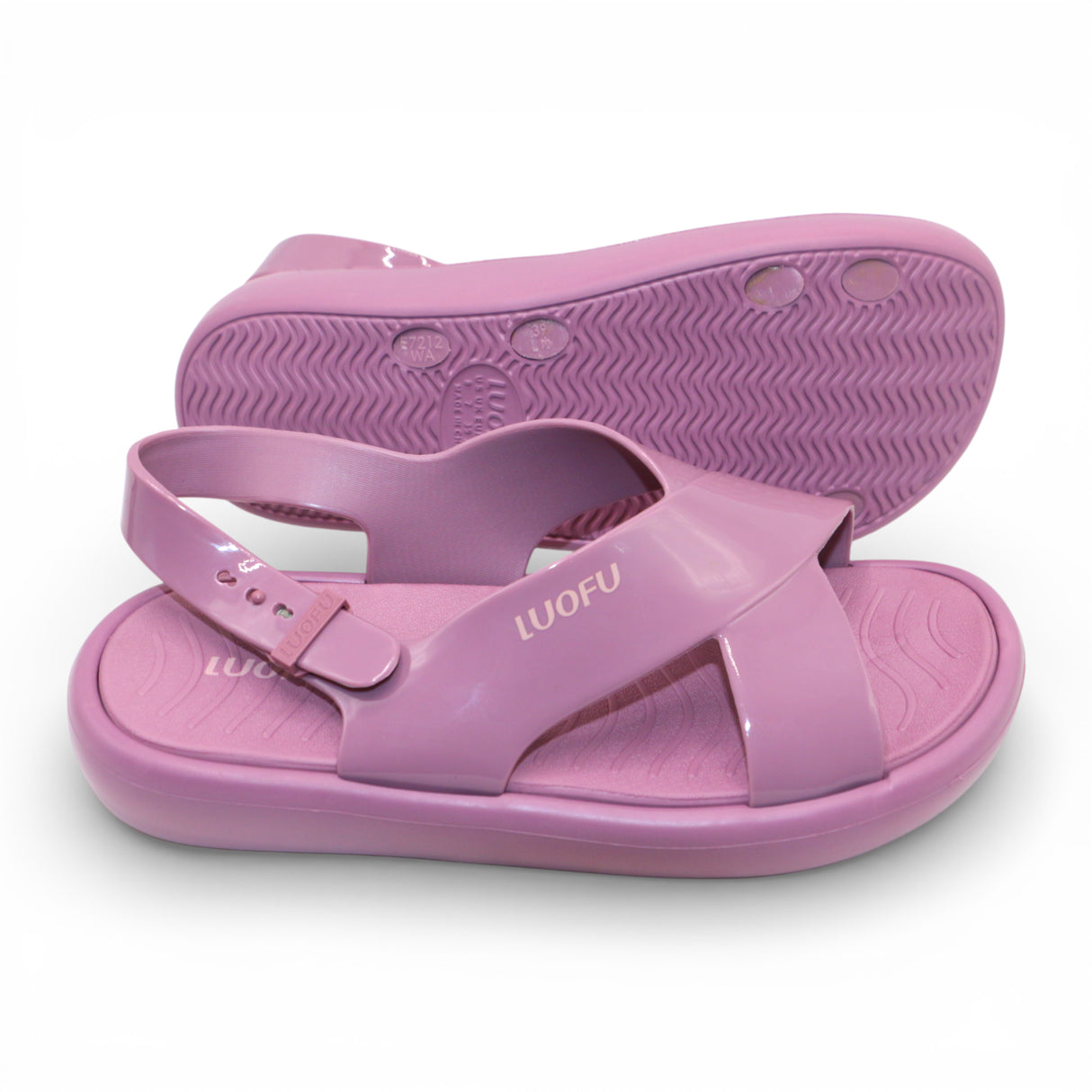 ladies slipper 36-41 purple china e7212-e01