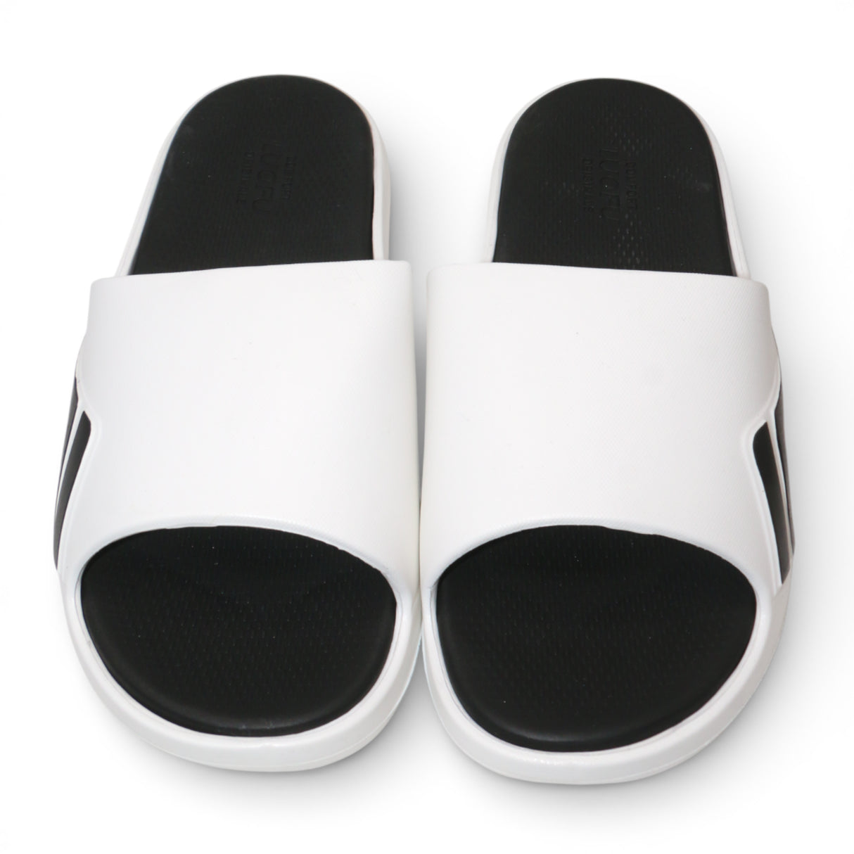 gents slipper 40-45 white black china e6213-e32
