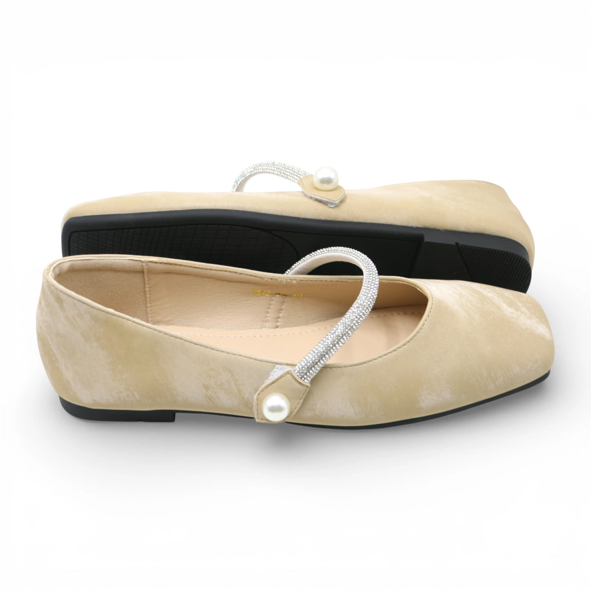 ladies fancy pumpy 36-41 khaki china 8812-37