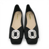 ladies fancy pumpy 36-41 black china a69-53