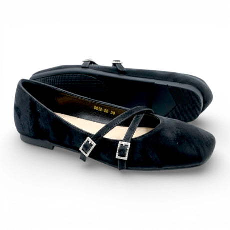 ladies fancy pumpy 36-41 black china 8812-20