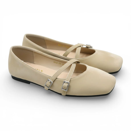ladies fancy pumpy 36-41 khaki china 8812-20