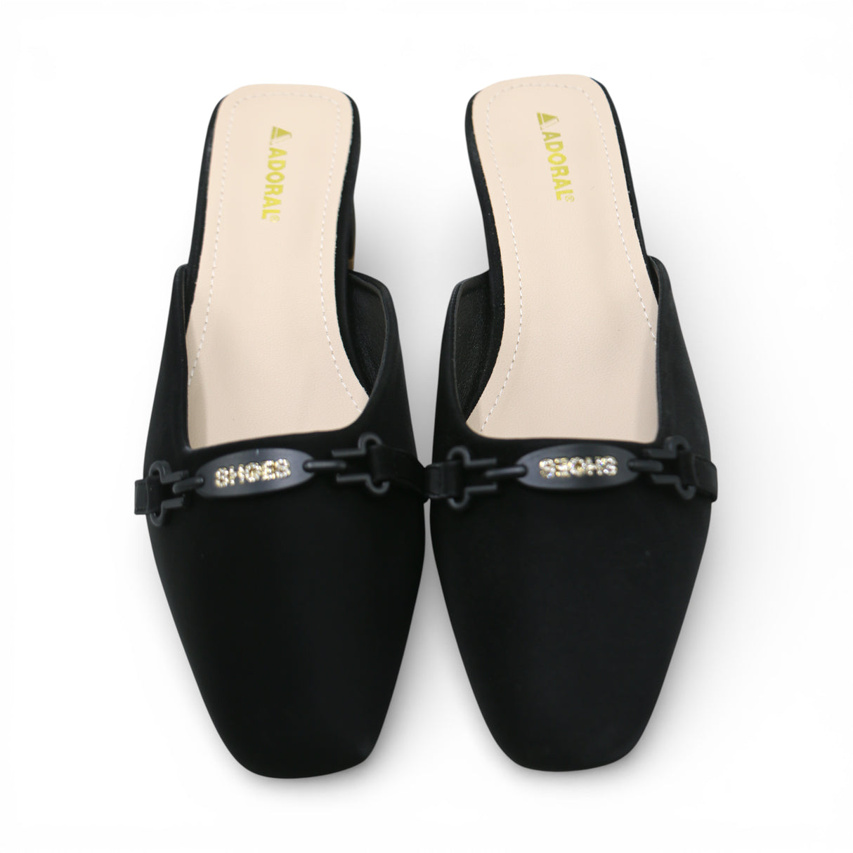 ladies fancy half pumpy 36-41 black china 332-17