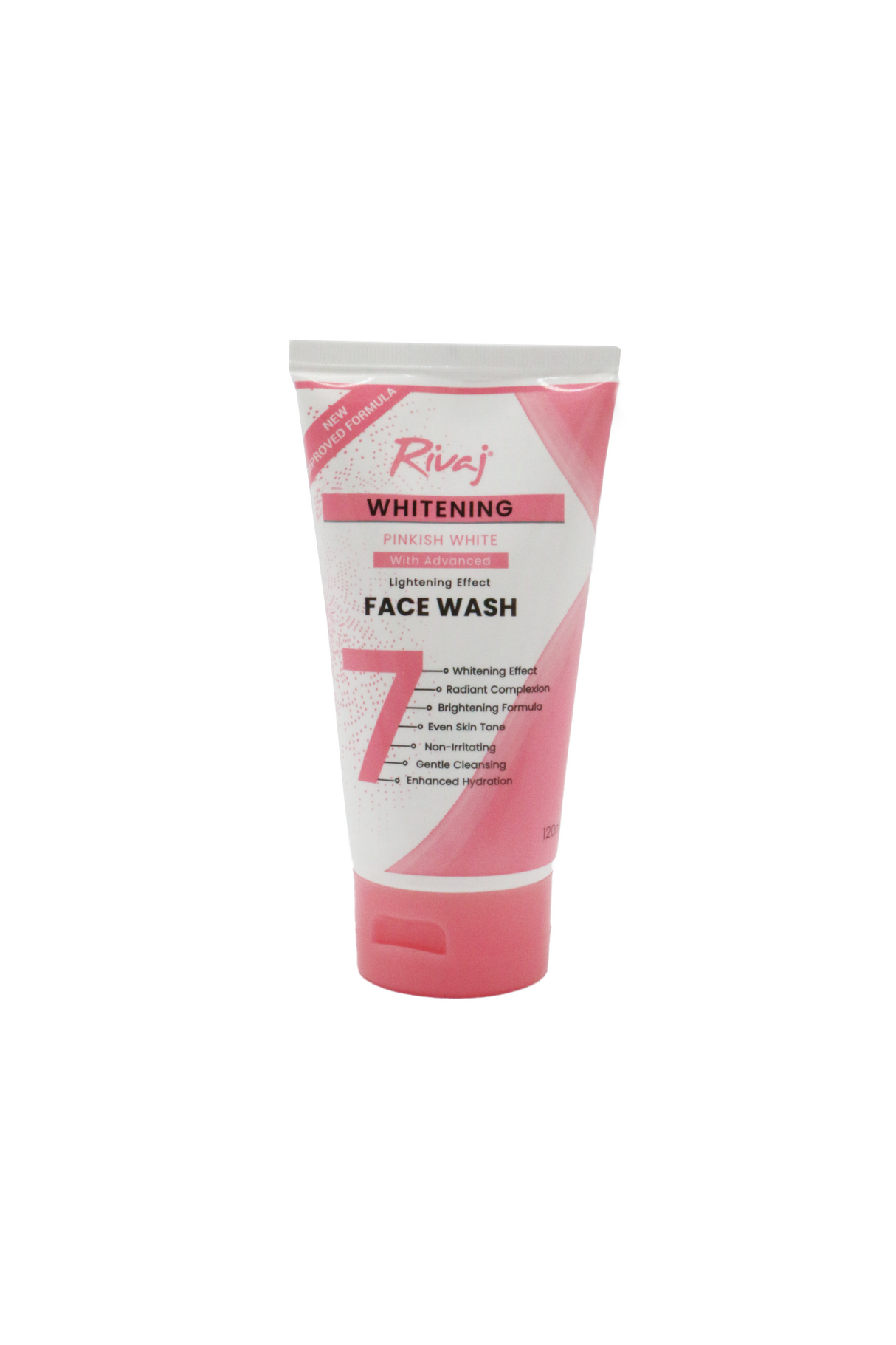 rivaj face wash brightening pinkish white 150ml