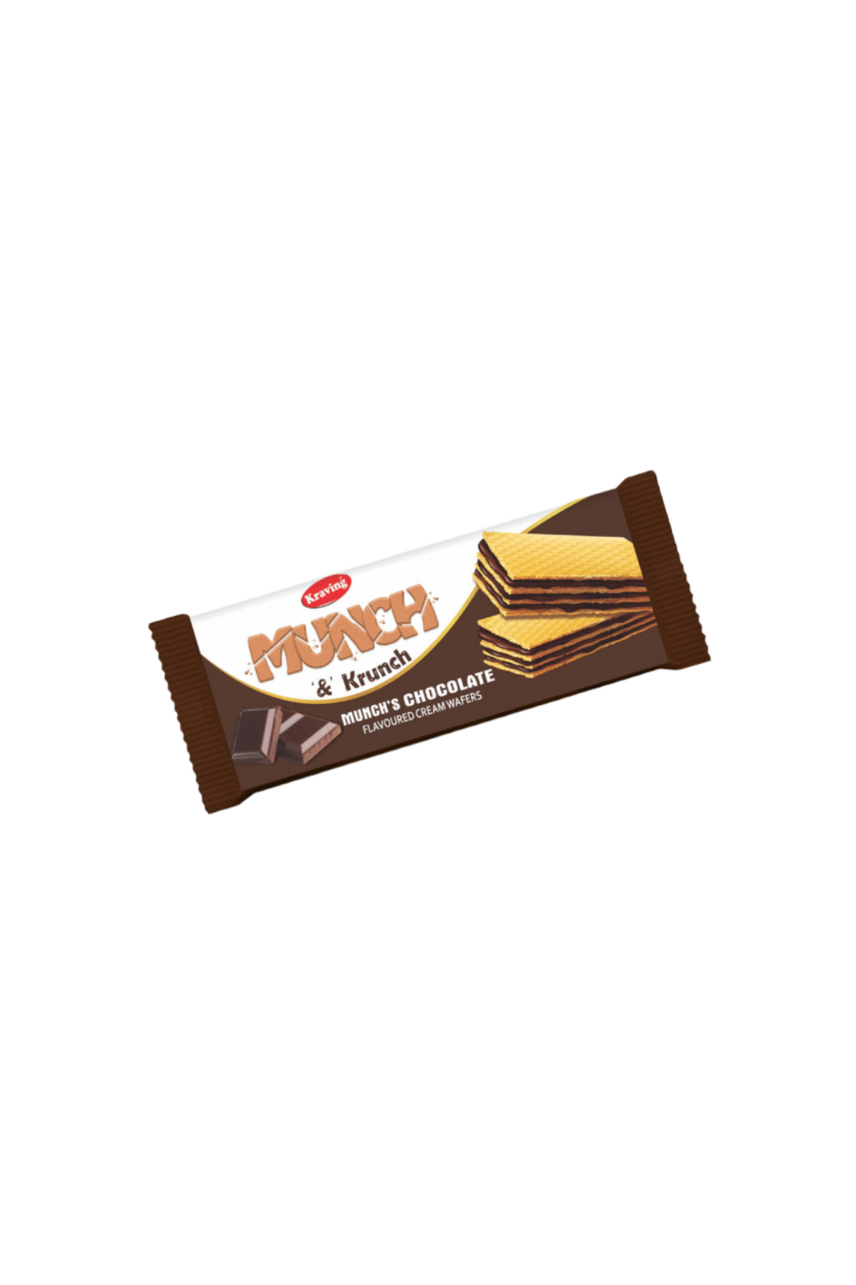 kraving wafer munch chocolate 75g