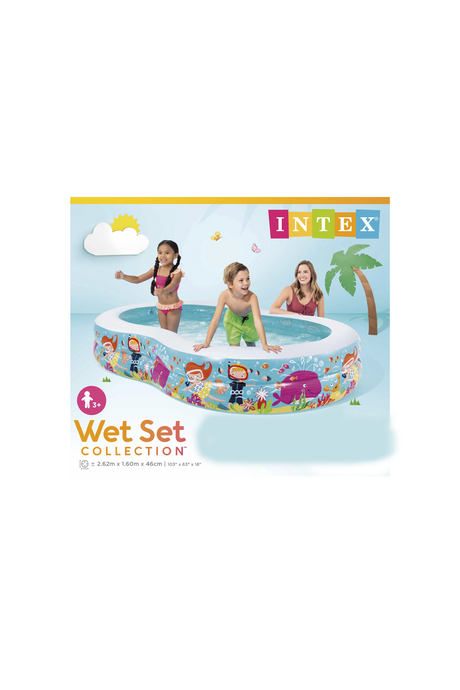 intex swimming pool inflatable 103''x63''x18'' 56490