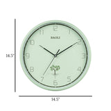 wall clock light greeen 14.5"x14.5" china