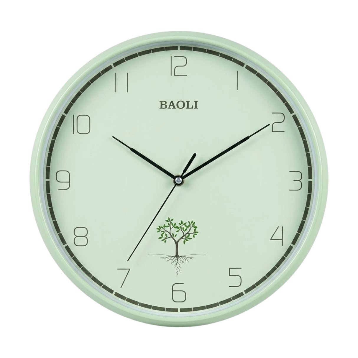 wall clock light greeen 14.5"x14.5" china