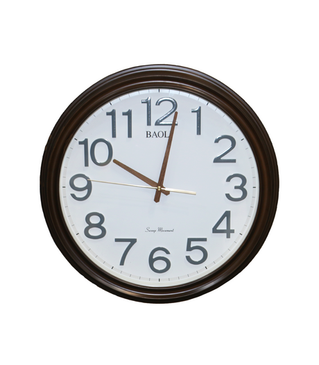 wall clock brown china