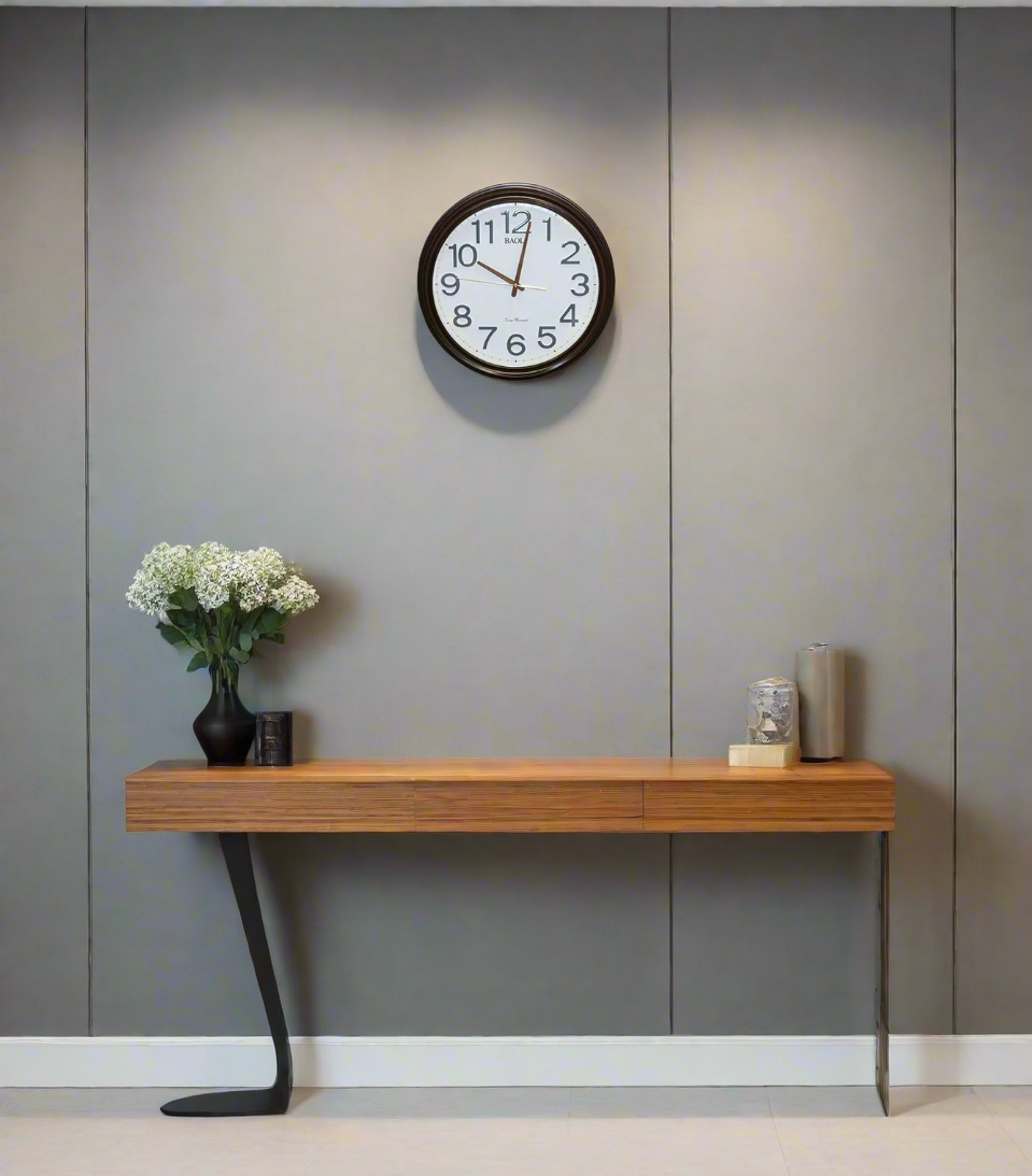 wall clock brown china