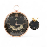 sparrow holder wall clock moving gear 22"x15" china 51134