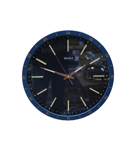 wall clock blue china 51151yg