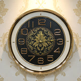 wall clock black 16"x16" china