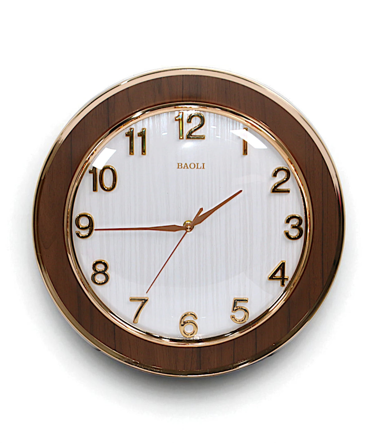 clock wood white 16"x16" china d511