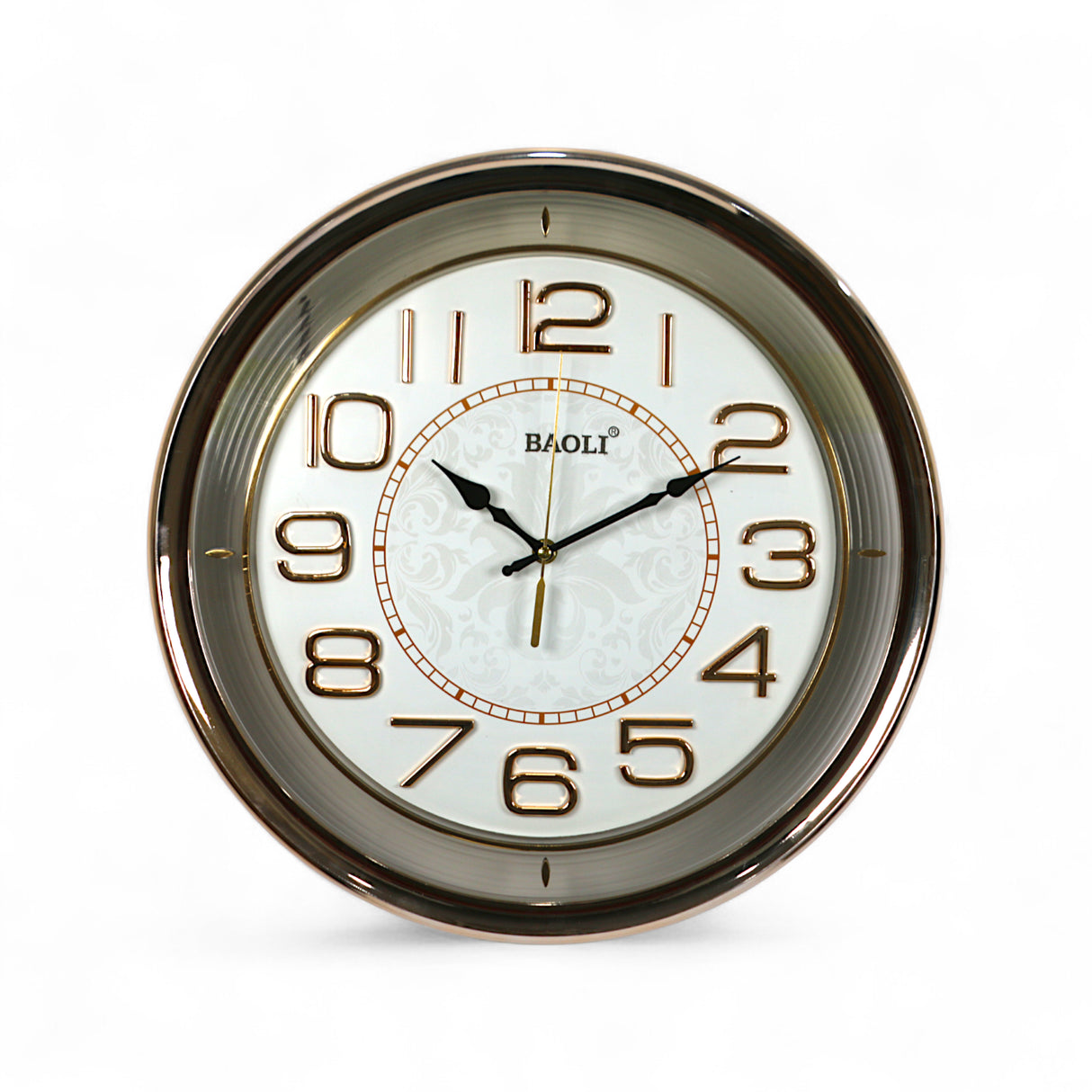 wall clock white 16"x16" china d787