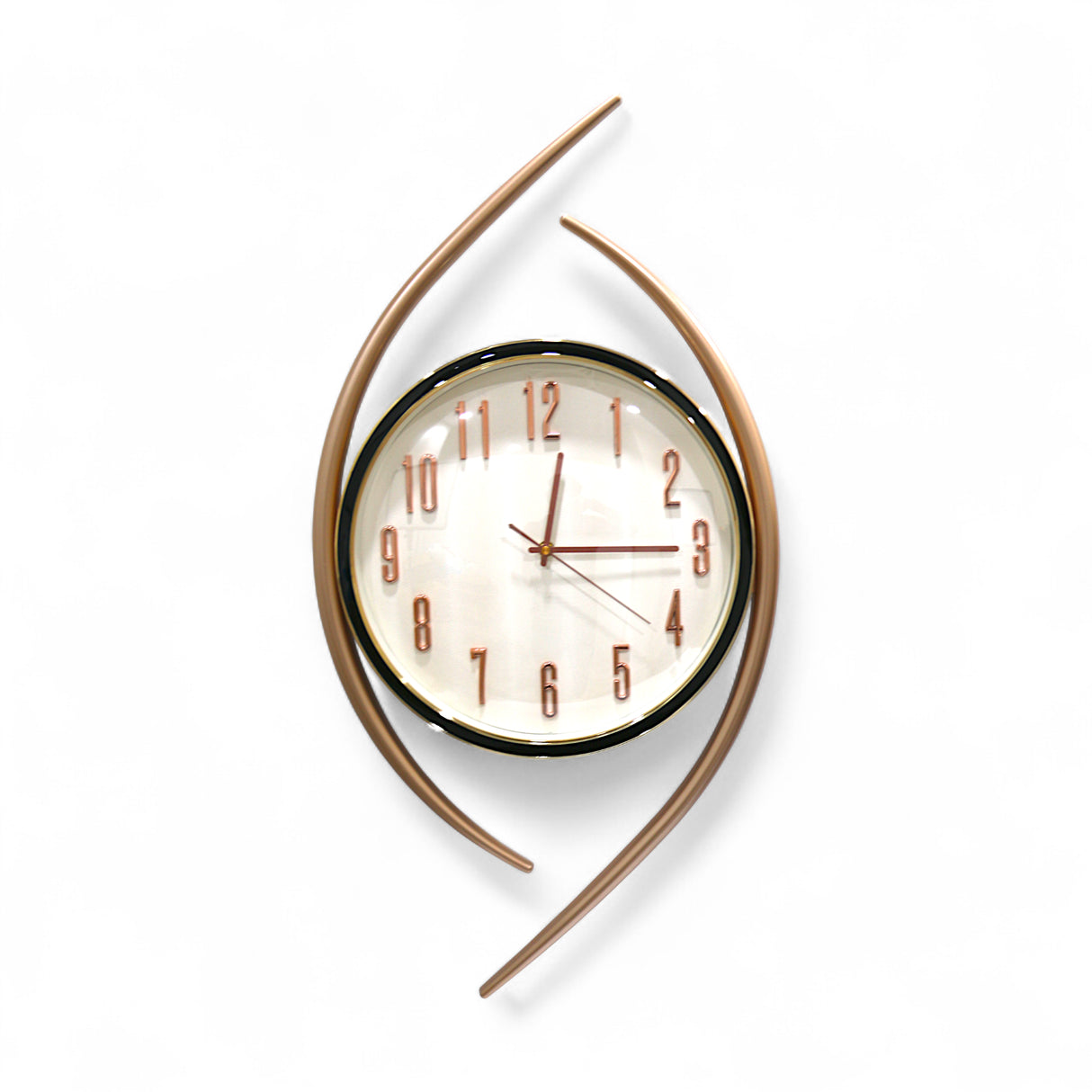 wall clock black china 31"x15.5"