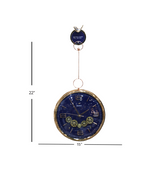 sparrow holder wall clock moving gear 22"x15" china 51134