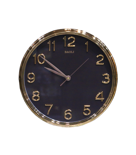 wall clock gold coffe china