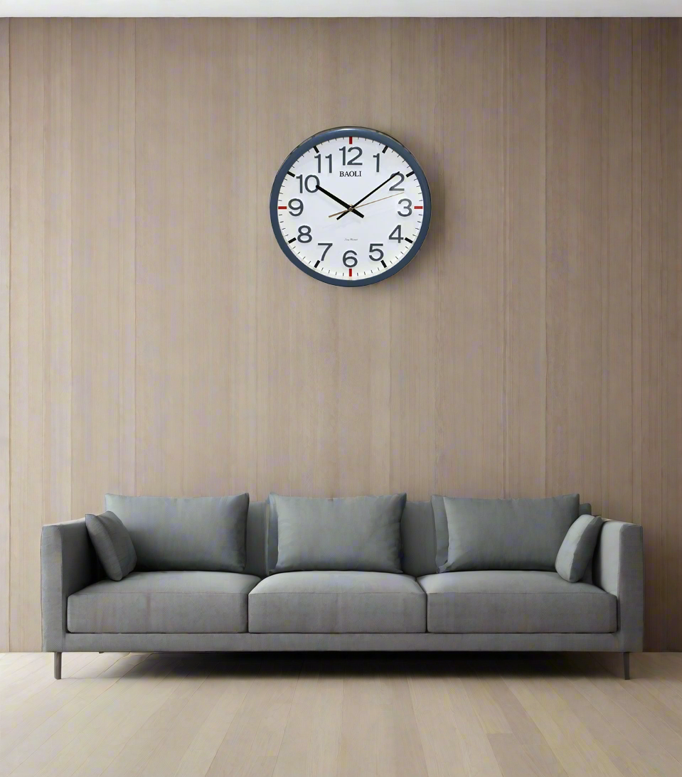 wall clock blue china