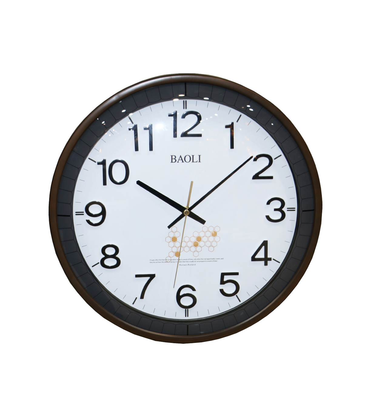 wall clock brown china