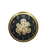 wall clock golden china 8313g