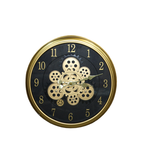 wall clock golden china 8313g