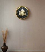 wall clock golden china 8313g